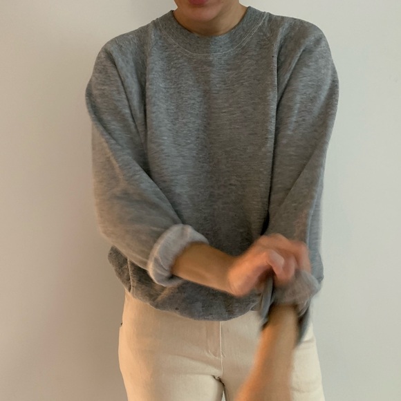 SOLD Vintage 90's Grey Sweatshirt - Picture 1 of 11
